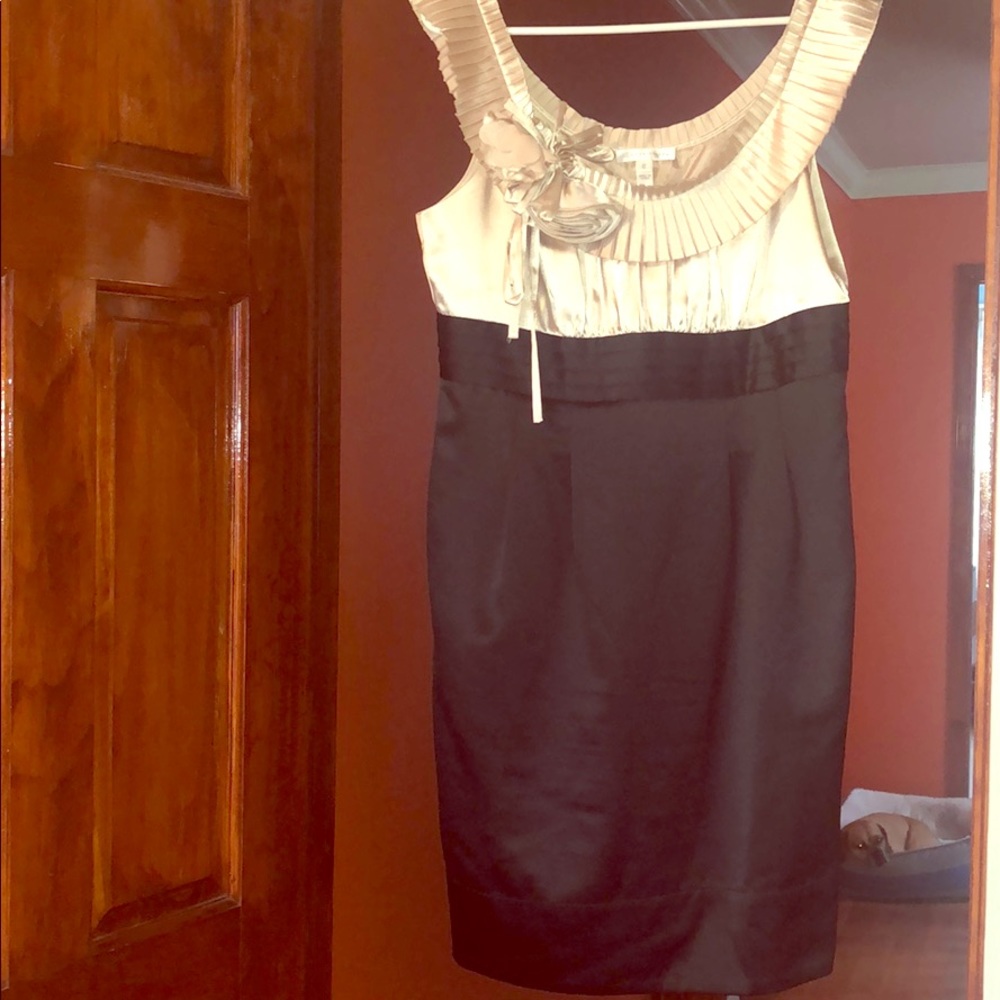 Black and gold elegant dress